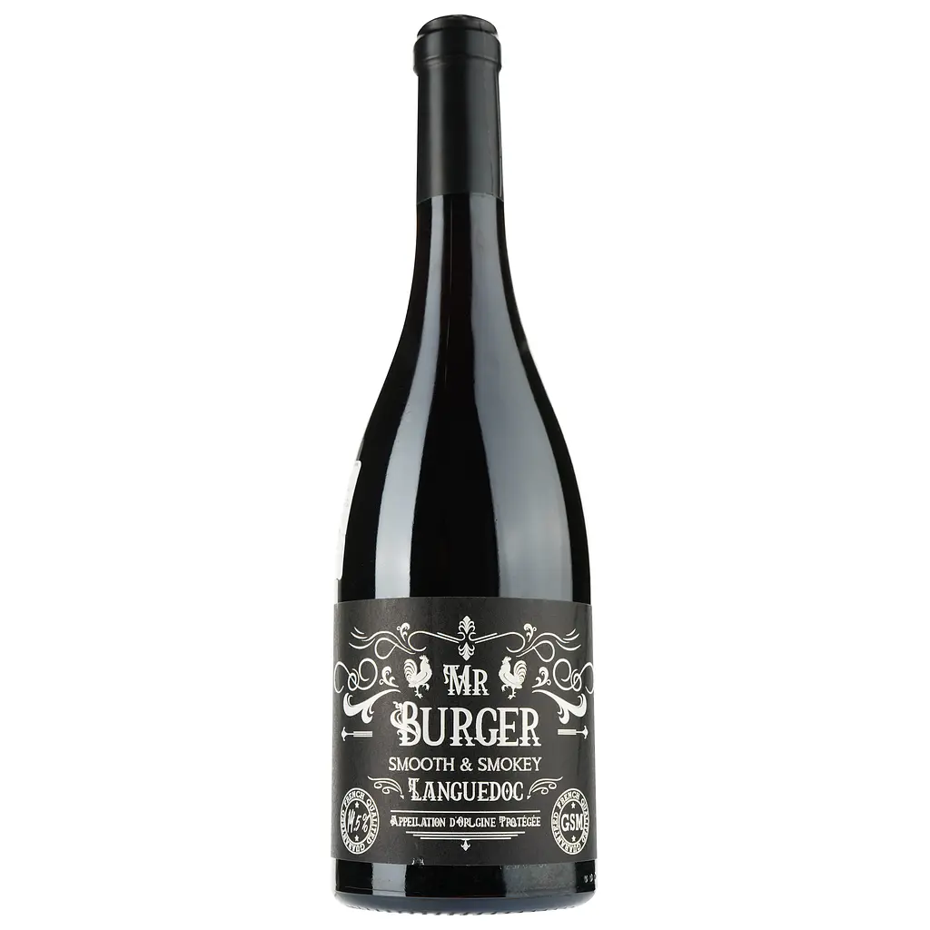 Вино Mr Burger AOP Languedoc червоне сухе 0.75 л - фото 2