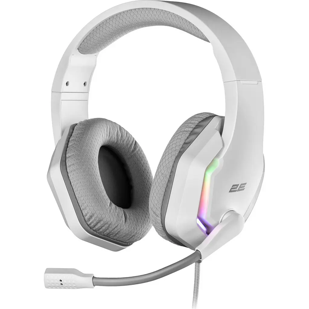 Ігрова гарнітура 2E GAMING HG315 RGB USB 7.1 White (2E-HG315WT-7.1) - фото 2