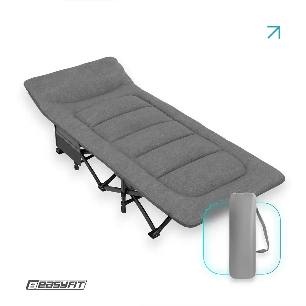Туристична розкладачка EasyFit CozyCamp з чохлом