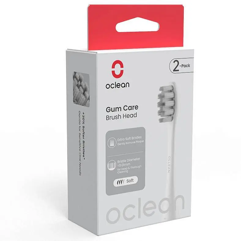 Насадка Oclean Brush Head Gum Care- 2 pack White - фото 3