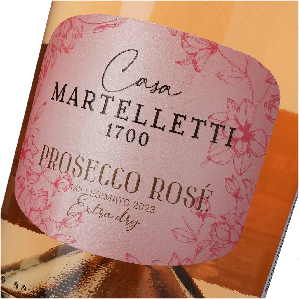 Ігристе вино Casa Martelletti Prosecco DOC Rose Millesimato Extra Dry 11% 0.75 л - фото 5