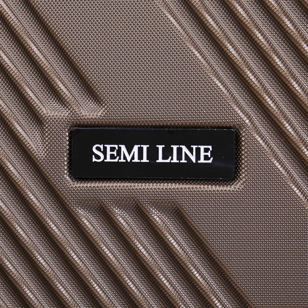 Валіза середня Semi Line 24 дюйми (M) дюйми (M) ABS-Plastic Brown (T5850-2) - фото 9