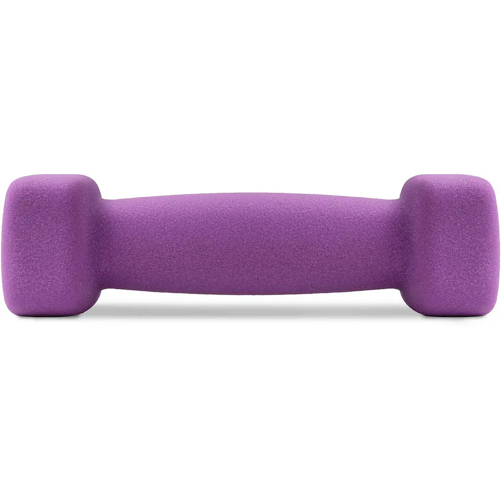 Гантели для фитнеса Hop-Sport неопреновые квадратные HS-V010DS 2х1кг - фото 4