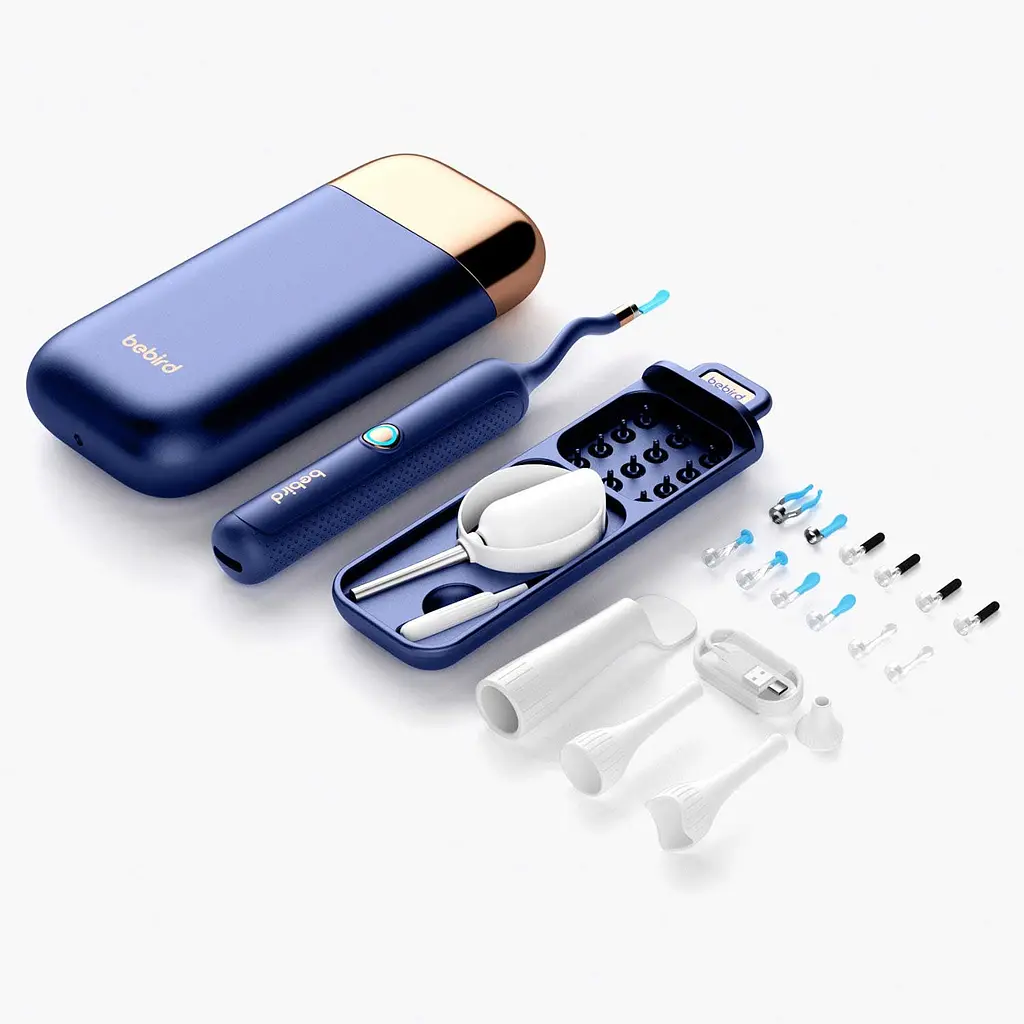 Прилад для видалення вушної сірки (отоскоп) Xiaomi Bebird EarSight Plus (D39R) Blue - фото 2