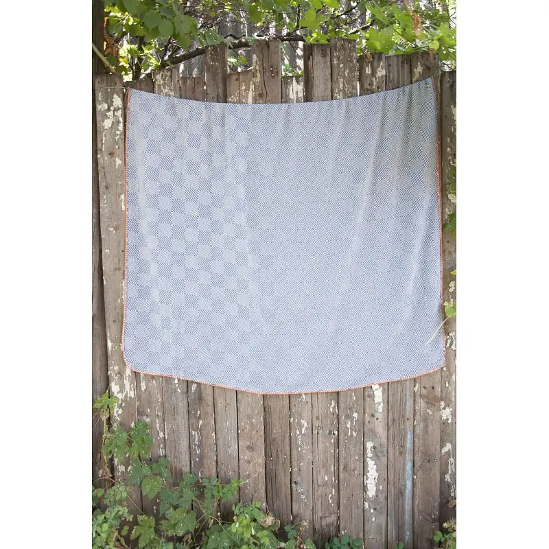 Покривало Barine - Tetra Throw Denim 135*195 темно-синій