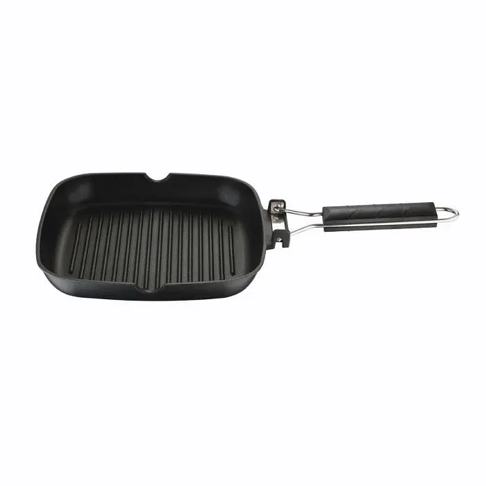 Сковорода-гриль Bergner Bbq lovers 24X24 см (BGEU-1101) - фото 2