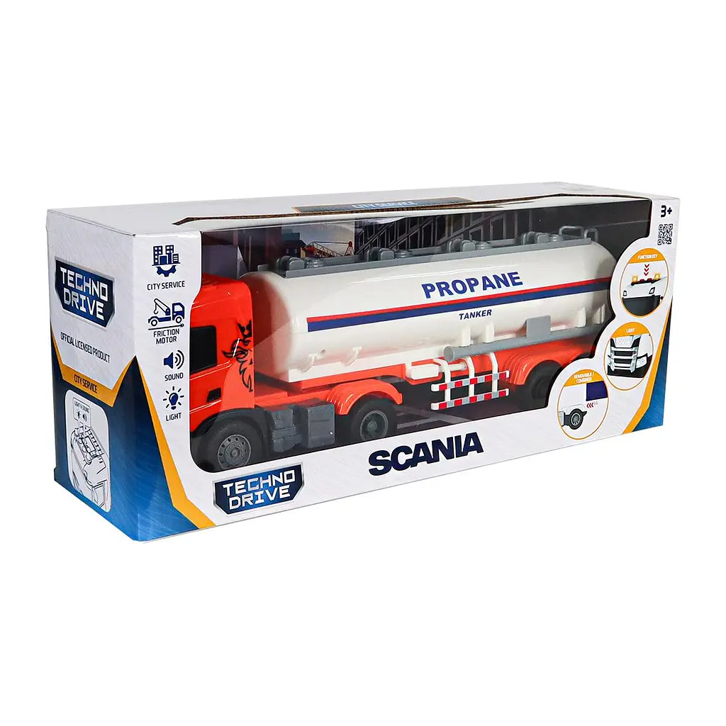 Автомодель серії "Large Truck" – АВТОЦИСТЕРНА SCANIA (світло, звук) TechnoDrive 6418KS - фото 5