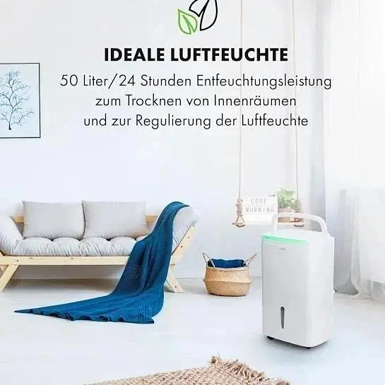 Осушувач повітря Klarstein DryFy Connect 50л (10034435) - фото 6