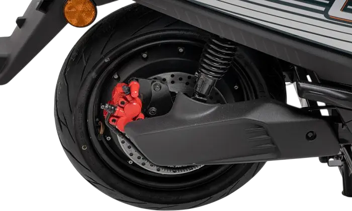 Электроскутер Двухместный Crosser CR22 (2500W, 72V/35Ah) Зеленый - фото 8