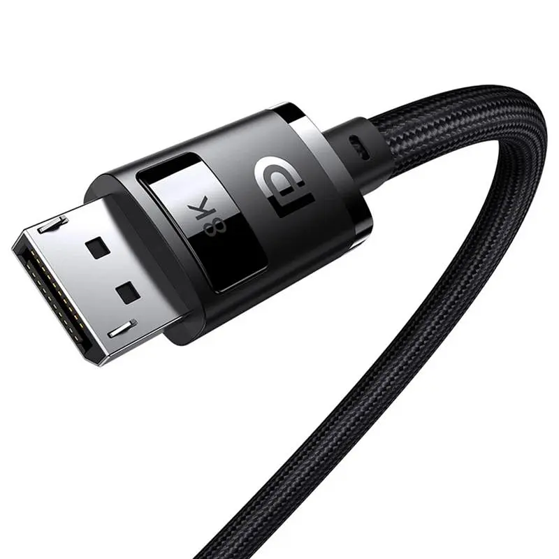 Дата кабель Baseus High Definition Series DP 8K to DP 8K (1.5m) (B00633706111) Cluster Black - фото 2