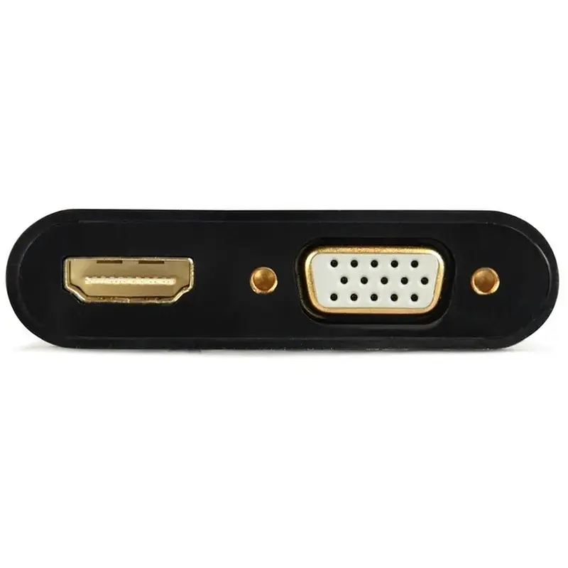 Кабель HDMI-HDMI/VGA Cablexpert A-HDMIM-HDMIFVGAF-01 - фото 4