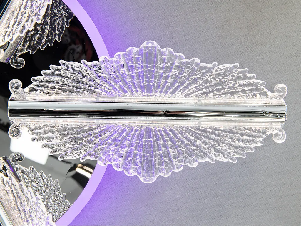 Люстра стельова Diasha 25106/6HR LED 3color хром LED 98W пульт димер - фото 6
