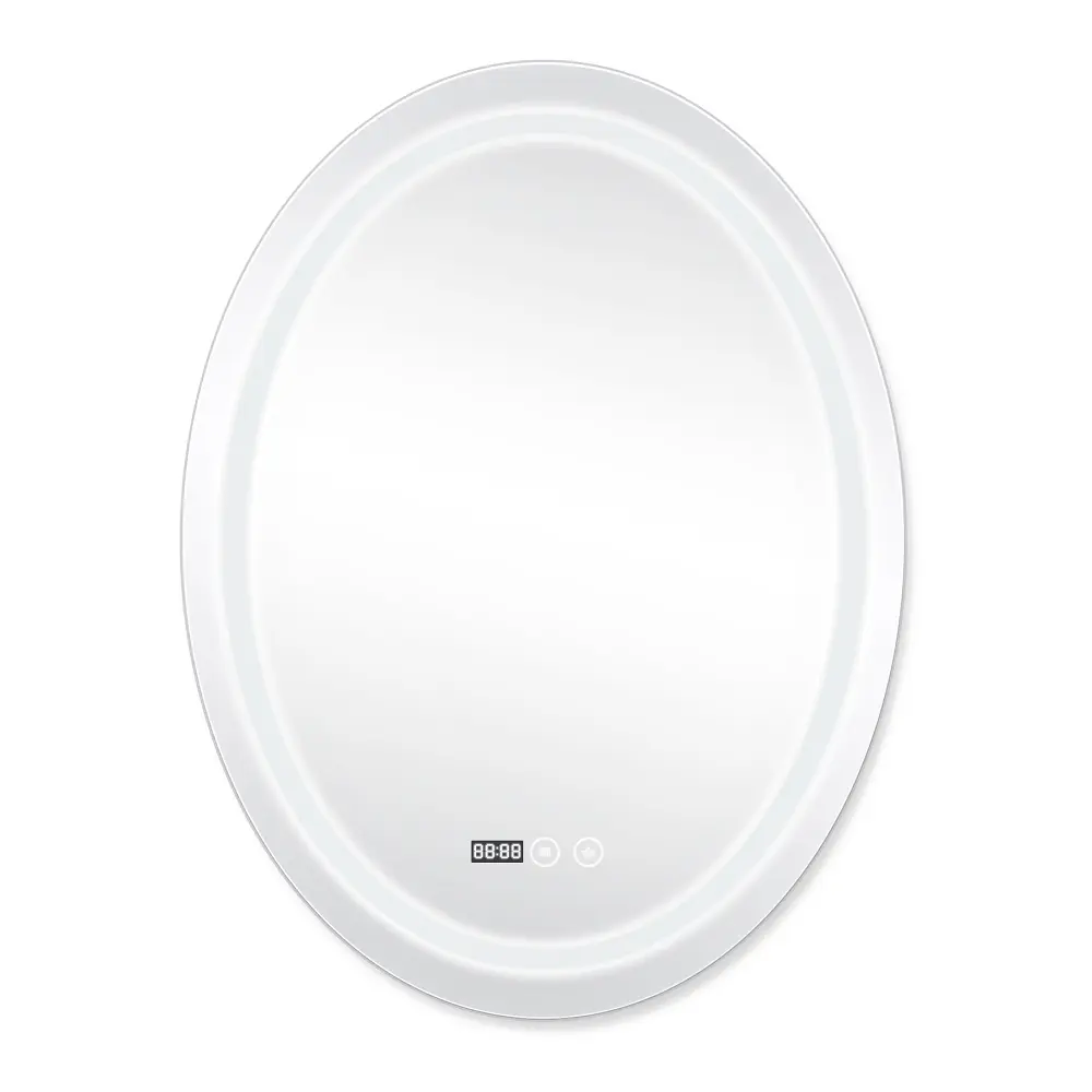 Дзеркало Qtap Mideya 600x800 (DC-F801) з LED-підсвічуванням та антизапотіванням QT2078F801W, Білий - фото 4