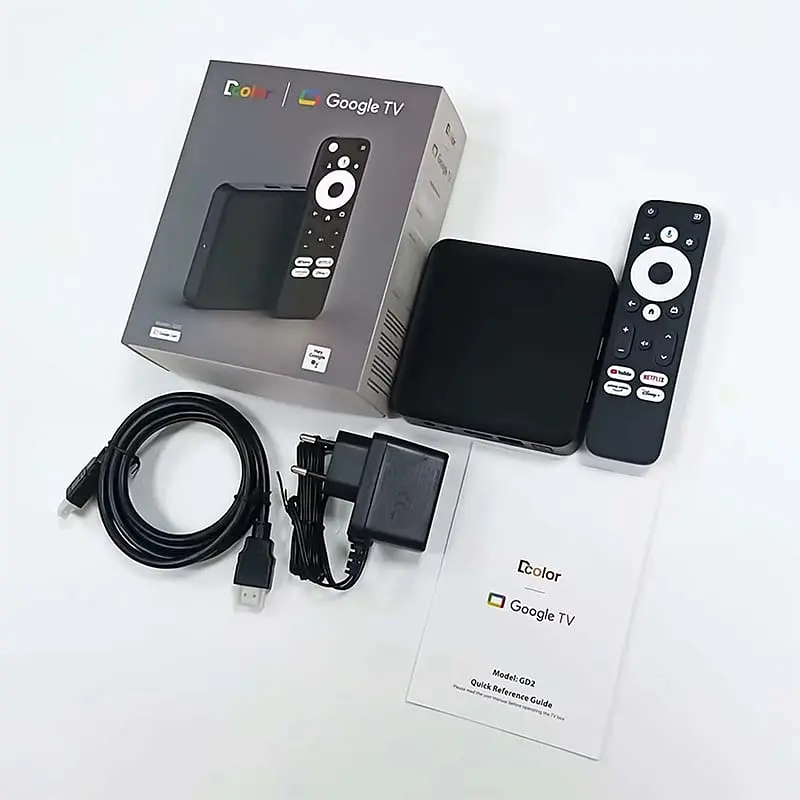 Смарт ТВ приставка DColor GD2 NETFLIX 2/32 Гб Google TV 14 Smart Box - фото 4