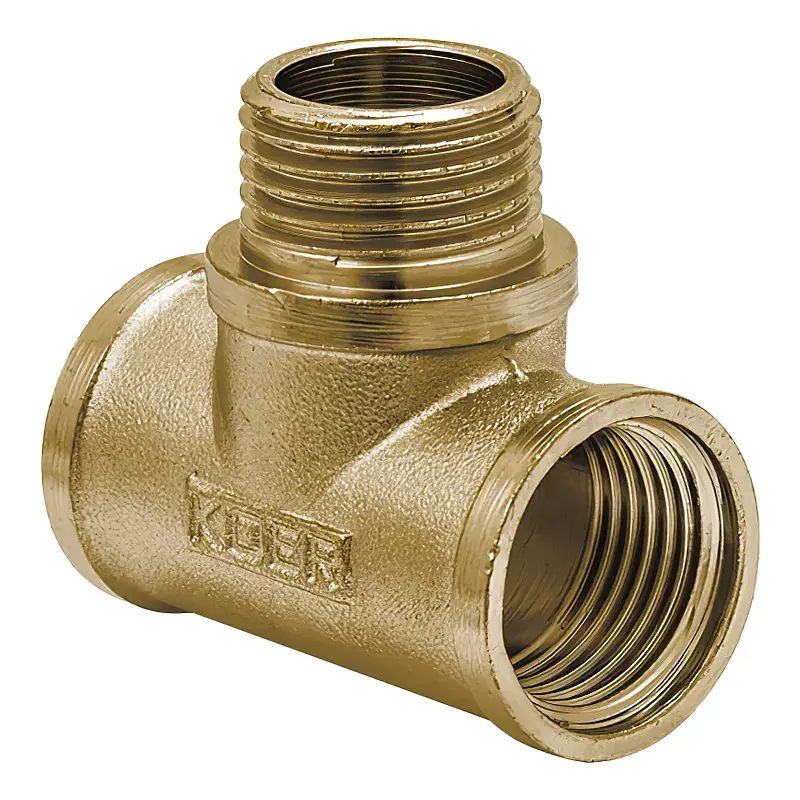 Трійник Koer Kf.T06FMF.Wn 1/2'' Взв (без нікелю) KR3029