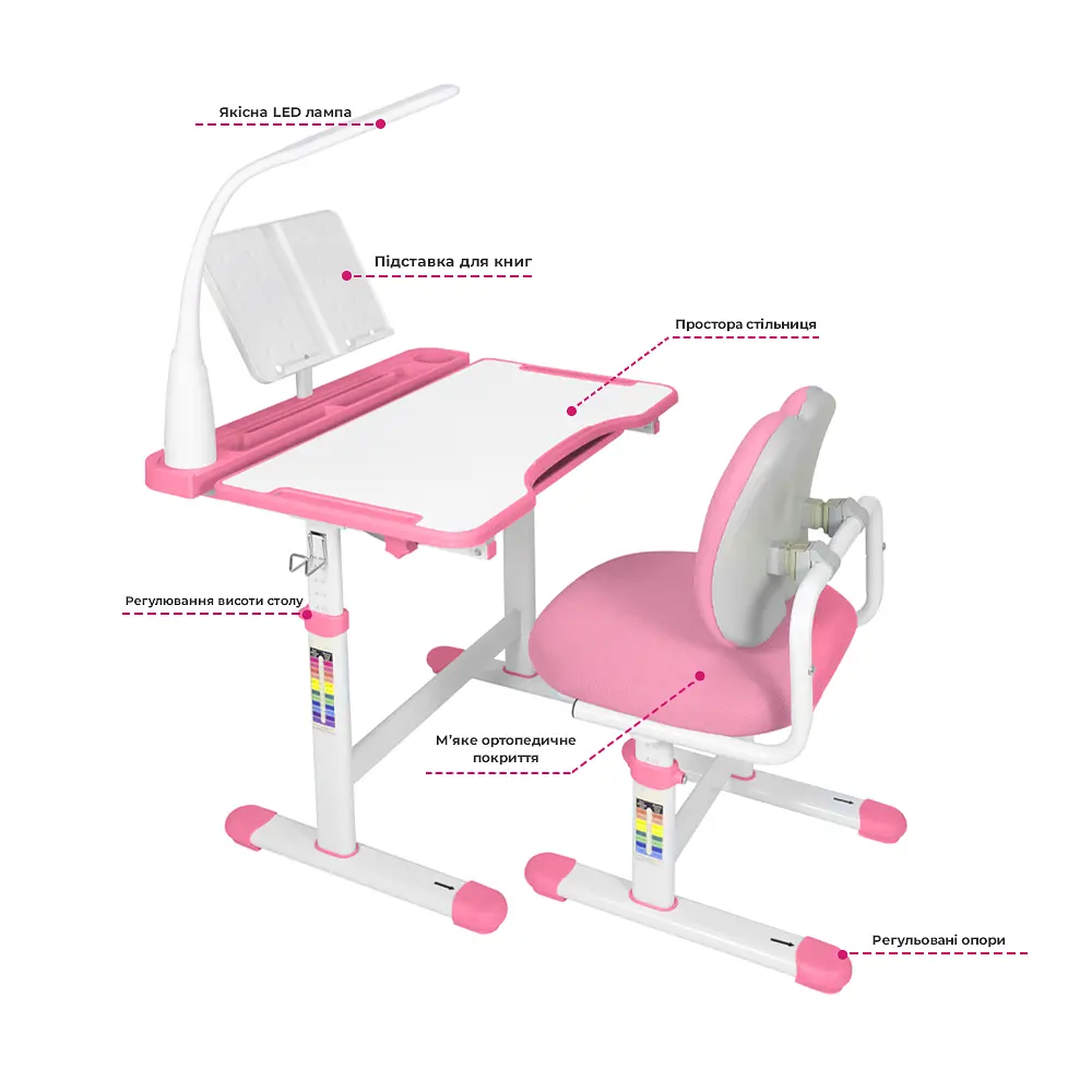 Комплект детской мебели Cubby Vivo Pink - фото 2