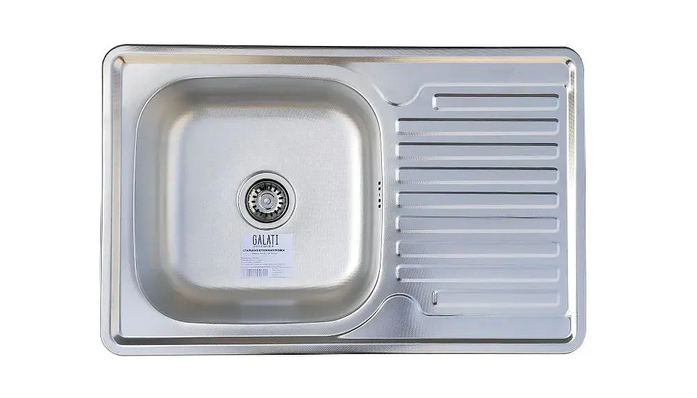 Кухонна мийка Romzha Petrika 1.0C Textura RO43522, Сірий