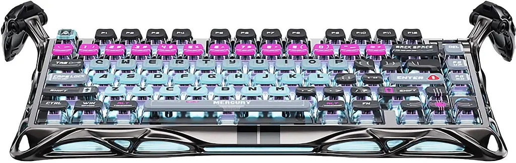 Клавіатура GravaStar Mercury V75 Pro 80keys Magnetic Jade Gaming 8K USB-A RGB Cyberpunk (GS_V75_PRO_RM_EGRY) - фото 4