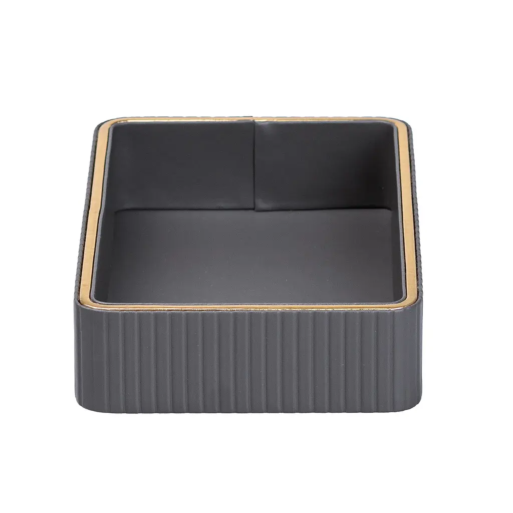 Серветниця з еко-шкіри для дому, сірий TS Kitchen HP9900G - фото 3