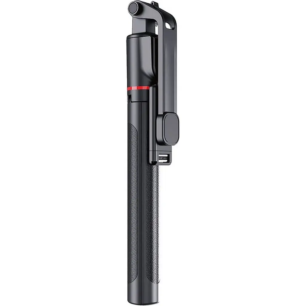 Монопод-штатив WiWU Bluetooth Selfie Stick Tripod with LED Black (Wi-SE015) [163485] - фото 3