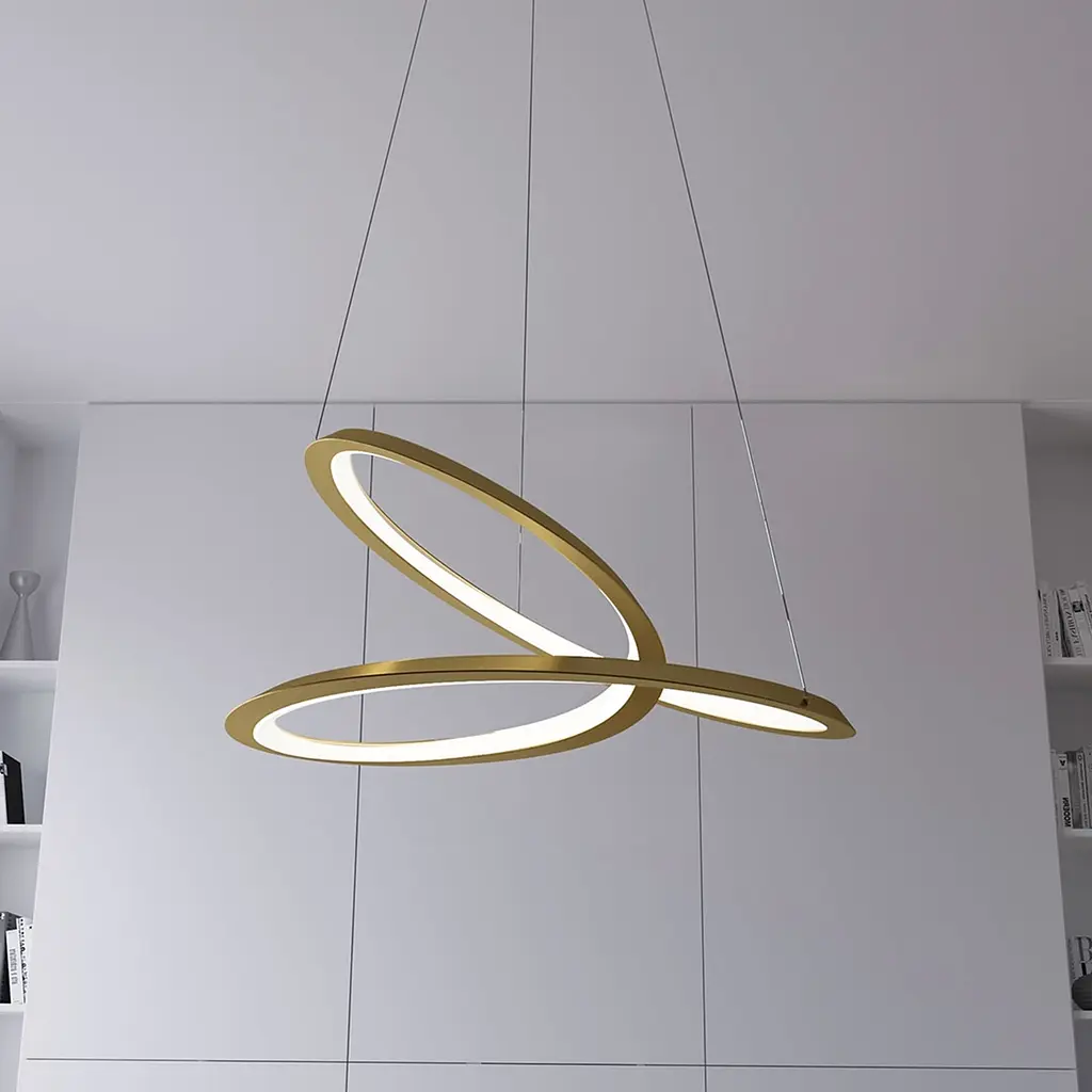 Люстра MJ-Light HELIX D800 4000K GD 12029 - фото 4