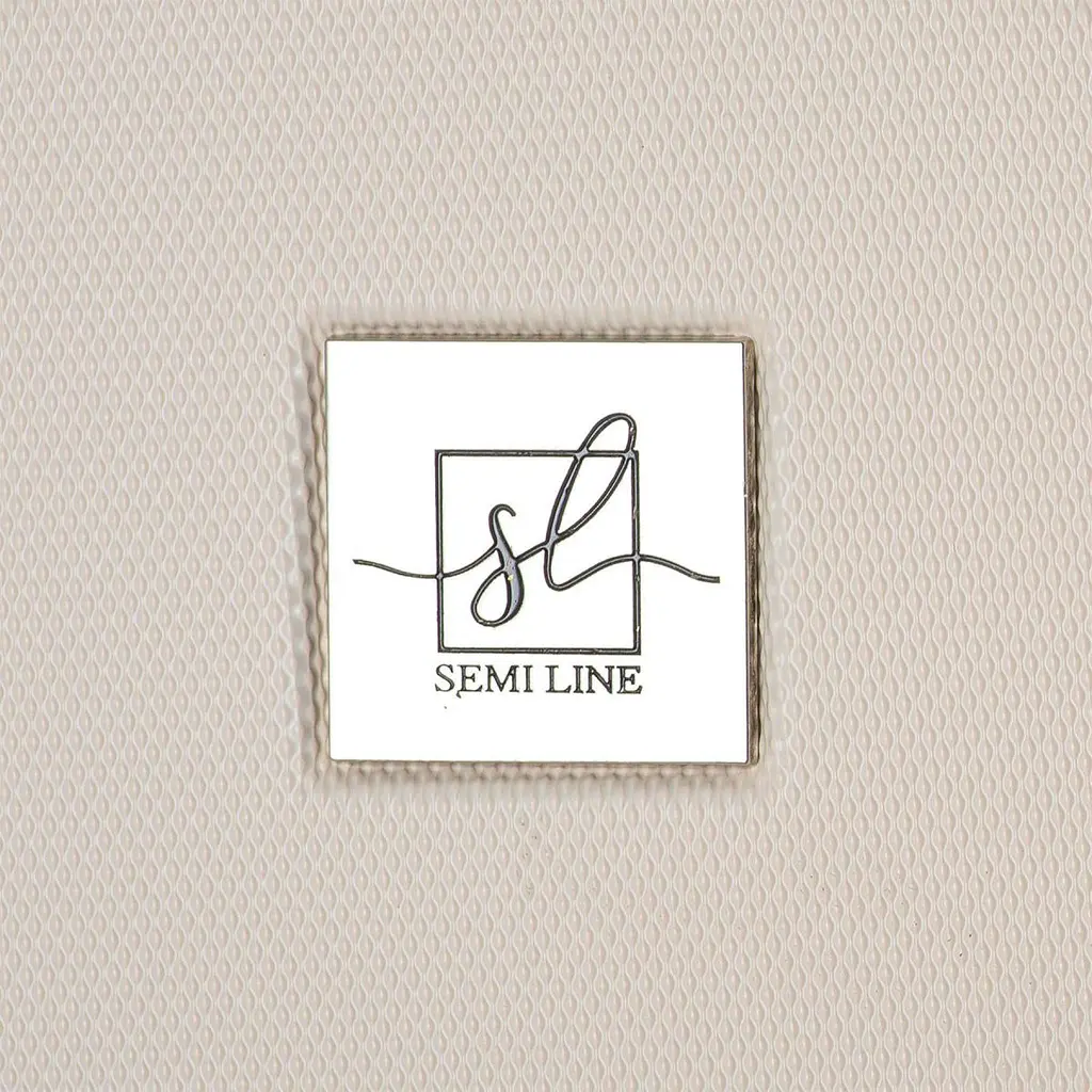 Валіза Semi Line 24" (M) Ecru/Brown (T5670-3) - фото 8