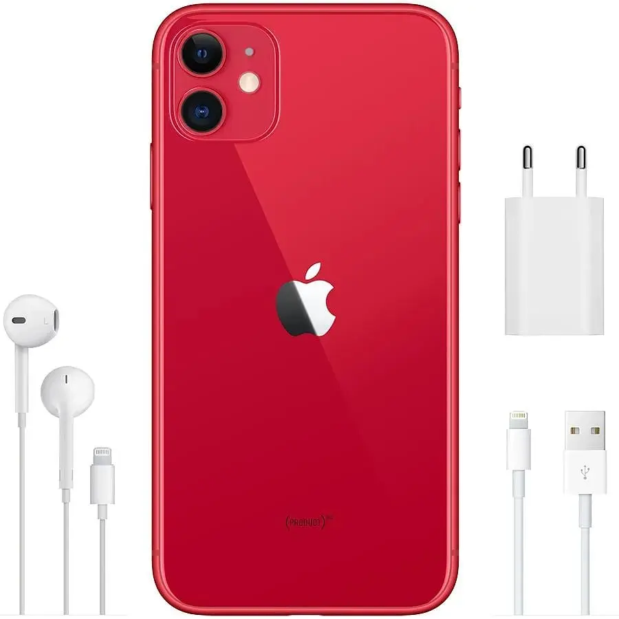 Смартфон iPhone 11 128GB Product Model A2221 Grade C Seller Refurbished Red - фото 6