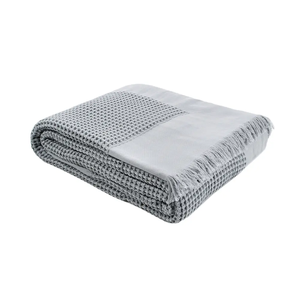 Покрывало Lotus Home - Egi светло-серый 240x260 - фото 6
