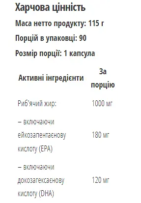 Омега-3 Bodyperson Labs 90 caps - фото 2