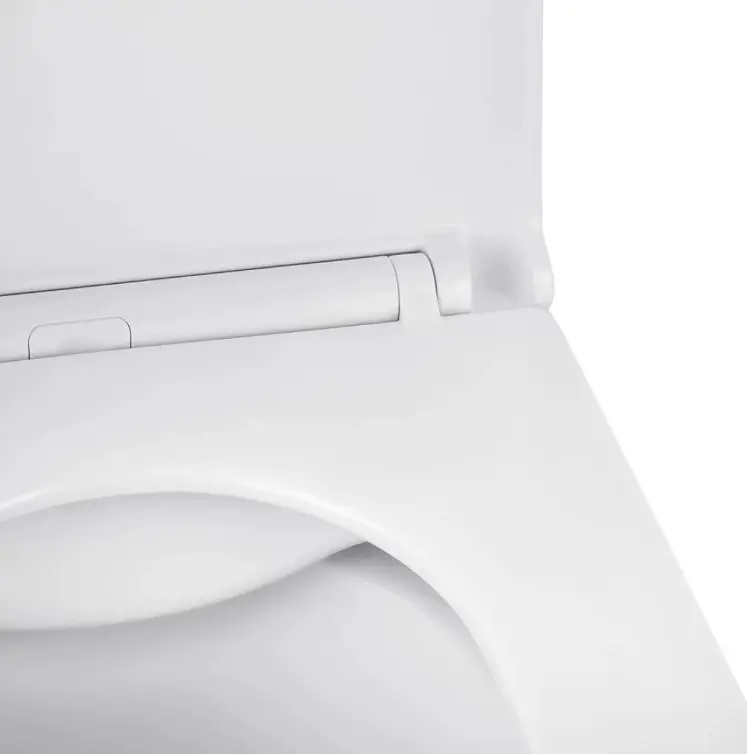 Унітаз підвісний безобідковий Kroner Eifel WHI493436 RIMLESS з сидінням Slim Duroplast / Soft-close / Quick relase (KE493436WHIR) (CV029611) - фото 6