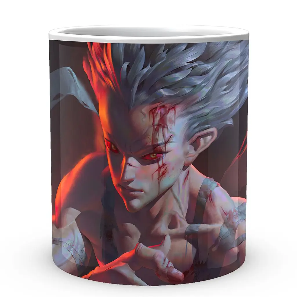 Кружка GeekLand Ванпанчмен One Punch Man Гароу OPM 02.29 330 мл белая - фото 2