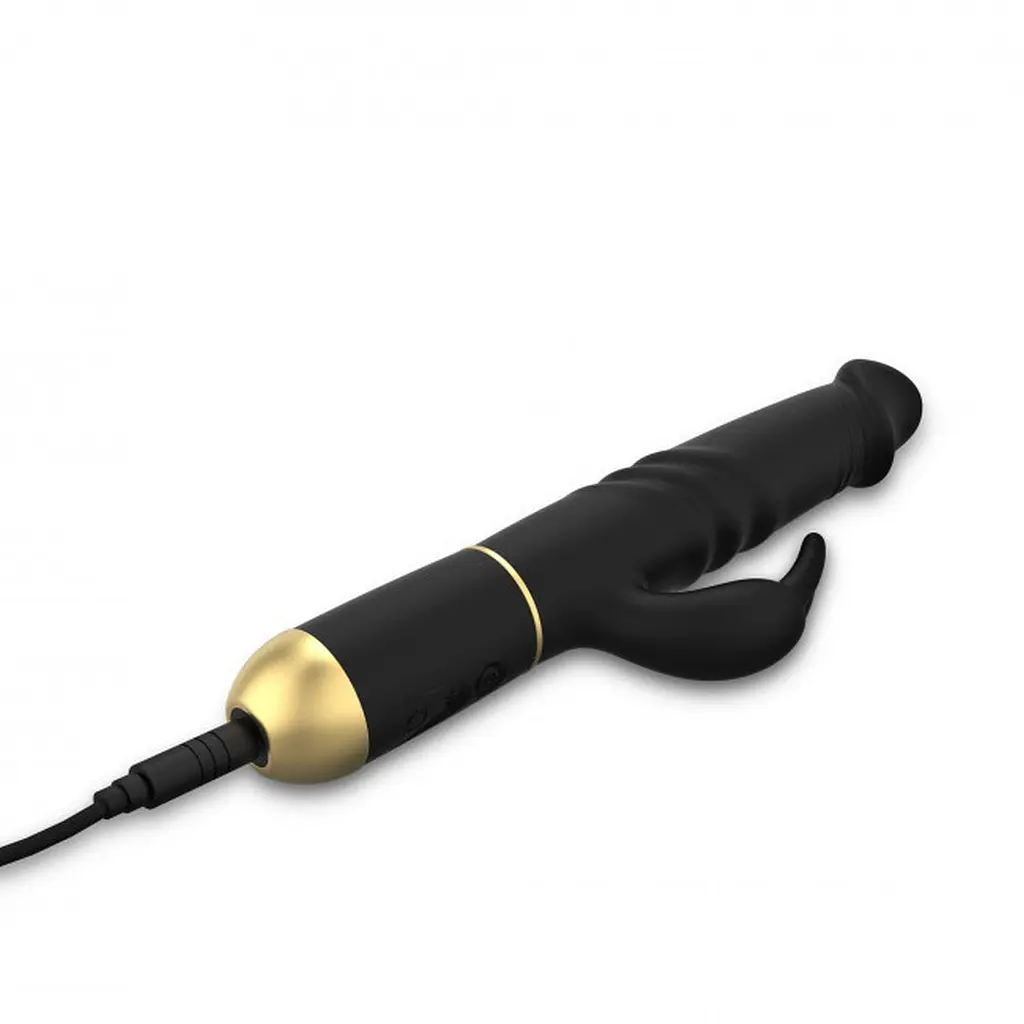 Вібратор-кролик Dorcel Furious 2.0 27 см чорний - фото 7