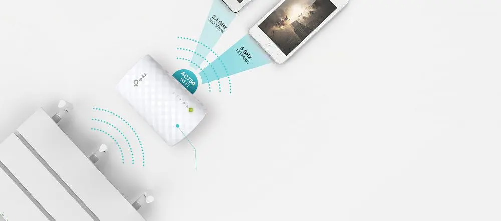Підсилювач Wi-Fi сигналу, розширювач покриття TP-LINK RE-220 AC750, 1хFE LAN, MESH - фото 12