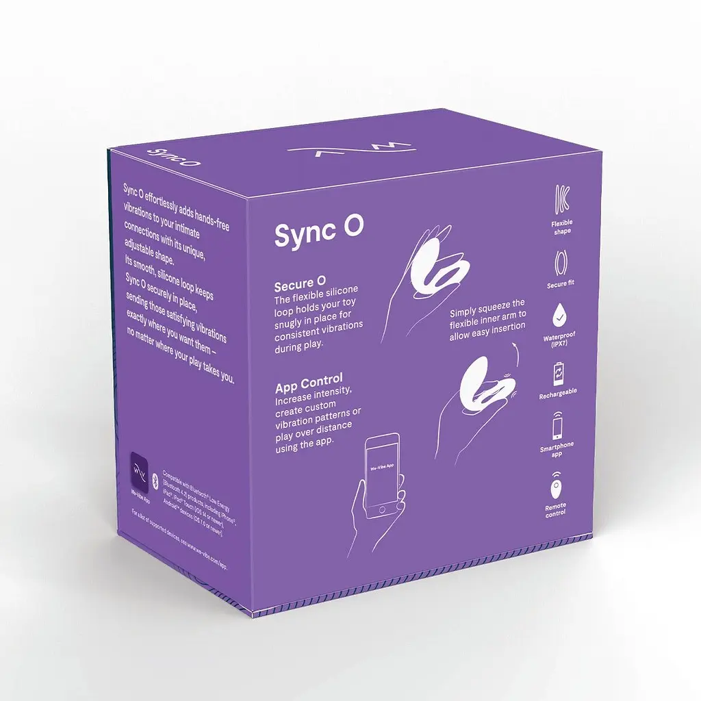 Смарт-вібратор для пар We-Vibe Sync O Light Purple, пульт ДК - фото 11