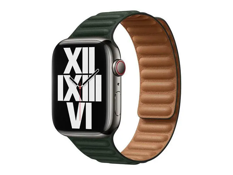 Ремешок Apple Sequoia Green Leather Link M/L (ML7Q3) для Watch 40/41mm - фото 2