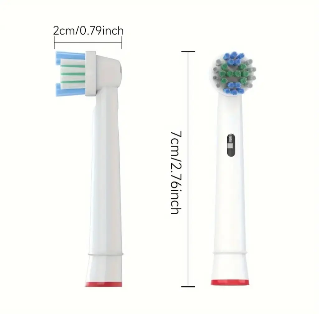 Змінні насадки для електричної зубної щітки Oral-B 4 шт., підходять для Precision Clean, Advance Power та ін. - фото 5