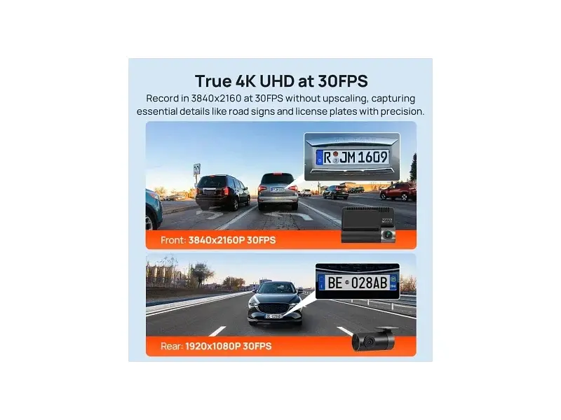 Відеореєстратор 70Mai Dash Cam 4K A800SE-2 Set - фото 12