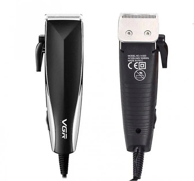 Професійна машинка для стрижки волосся від мережі VGR V-033 USB Pro, 9 Вт з насадками 3-12 мм і ножицями в комплекті - фото 2