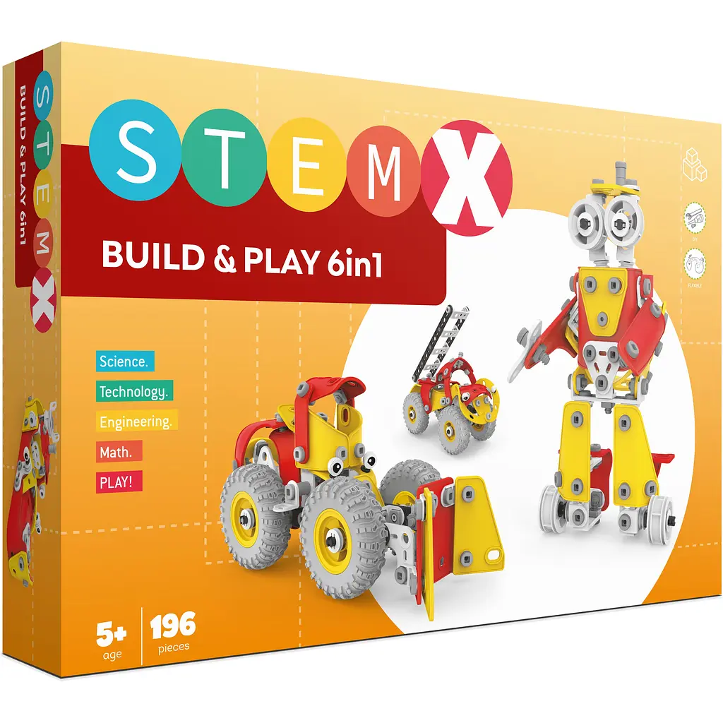 Конструктор Stem Build and Play 196 деталей (7093910) - фото 2