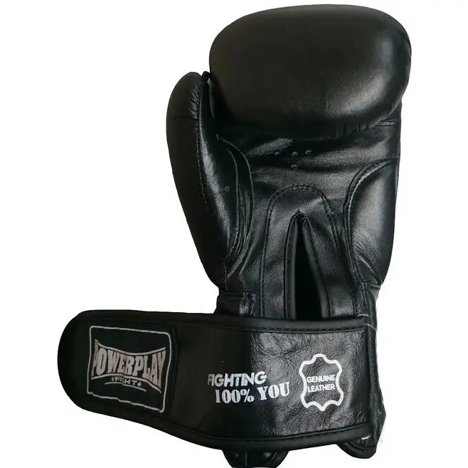 Перчатки боксерские PowerPlay PP 3088 14 унций Black - фото 3