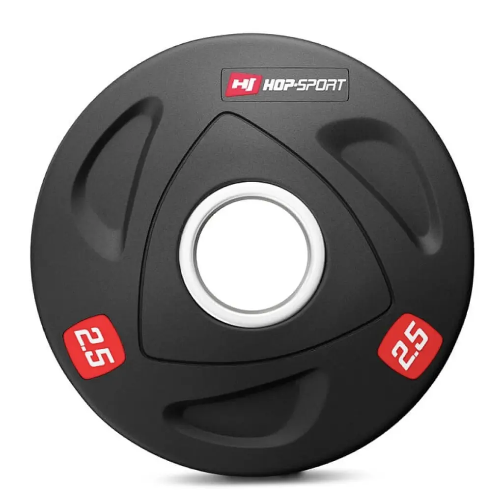 Набір дисків олімпійських Hop-Sport 4 х 2,5кг - фото 3