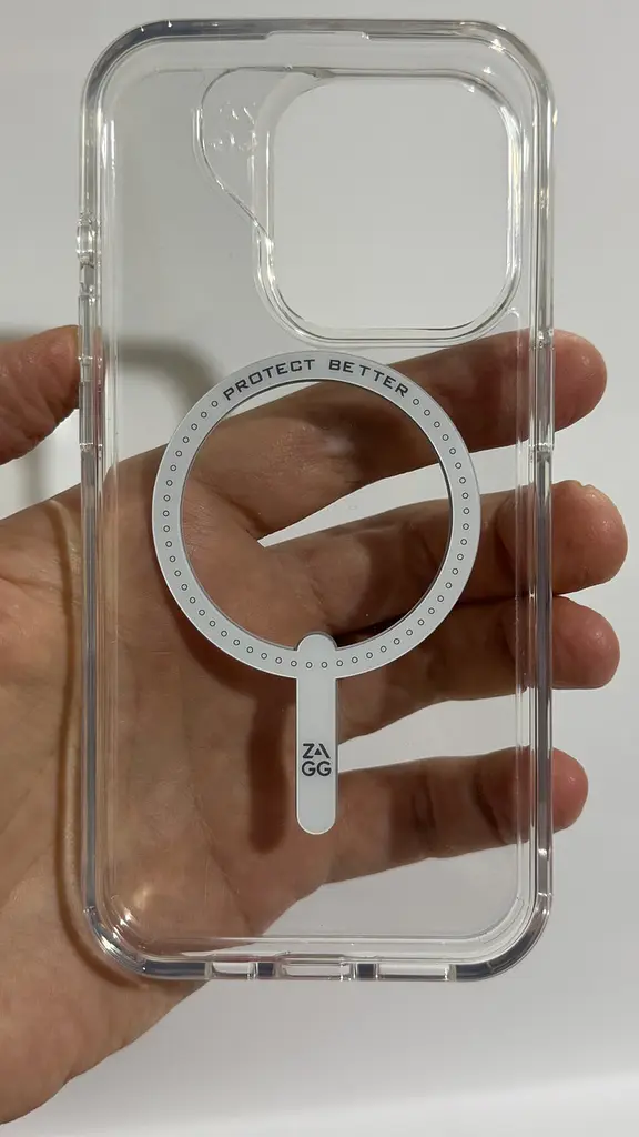 Оригінальний протиударний чохол Gear4 Crystal Palace MagSafe для iPhone 15 Pro Max Прозорий - фото 8