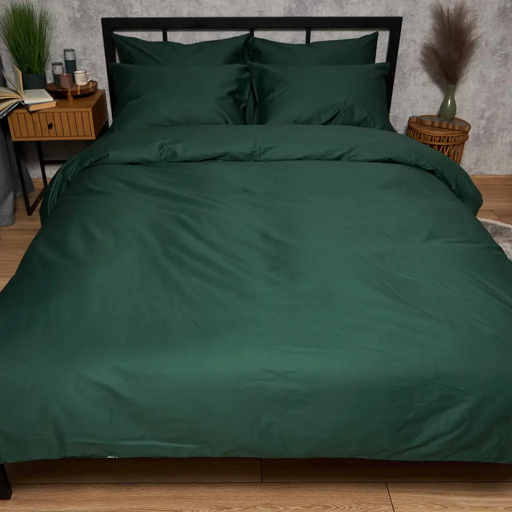 Постільний набір Moon&Star (підковдра 160х220 см + 2 наволочки 40х60 см) Satin Premium Evergreen Dream - фото 2