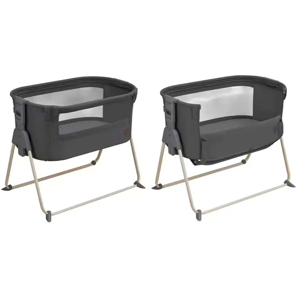 Приставная кроватка Maxi-Cosi Tori Beyond Graphite Eco, темно-серая (2029043110) - фото 8