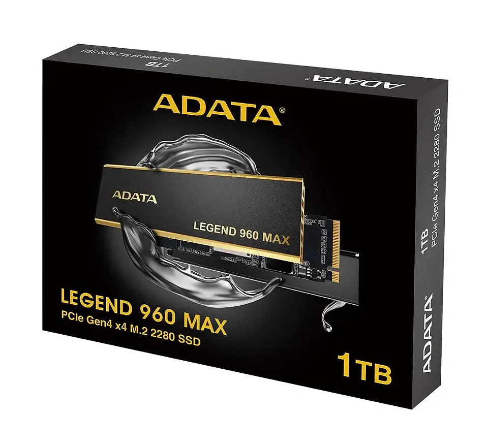 Накопитель SSD M. 2 ADATA LEGEND MAX 960 1TB 2280 PCIe Gen4x4 NVMe 3D NAND Read/Write:7400/6000 MB/sec - фото 2