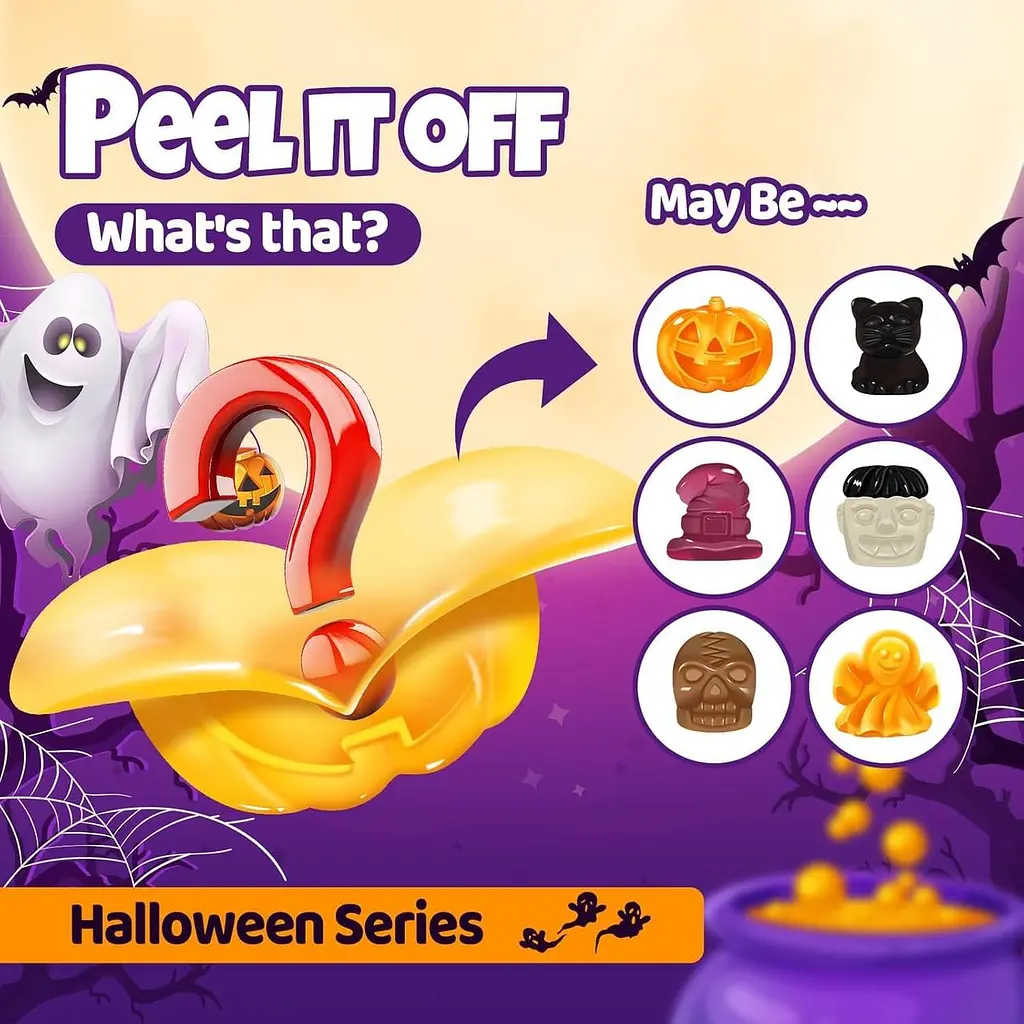 Желейні цукерки Cokoc Halloween 5D Peelable 60г - фото 3