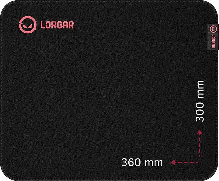 Игровая поверхность Lorgar Main 323 Black-Red (LRG-GMP323) - фото 2