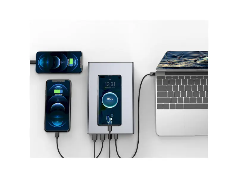 Зовнішній акумулятор (Power Bank) Voltero 50000mAh S50 PD/100W QC/3.0/18W USB-Cx2, USB-Ax2 (8720828063200, 6090537940980) - фото 9