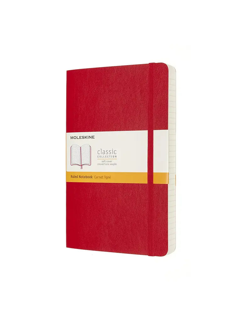 Записник Moleskine Classic Expanded середній, Лінійка Червоний М'який (QP616EXPF2) - фото 2