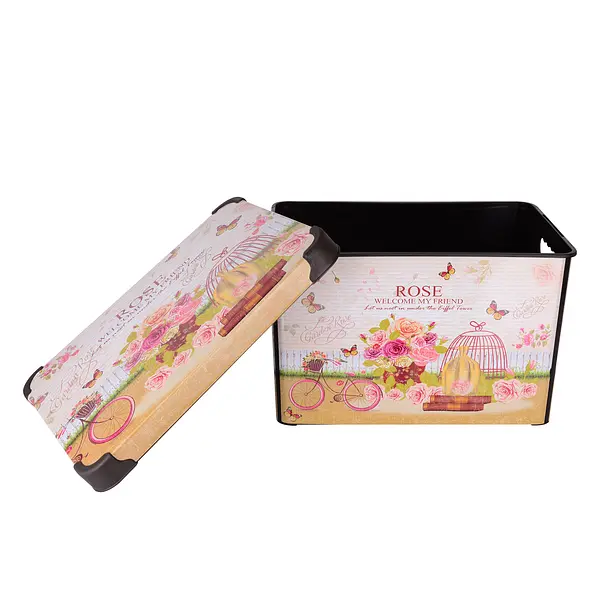 Корзина Violet House Decor Rose, 20 л, різнобарв'я (0648 DECOR ROSE с/кр. 20 л) - фото 3